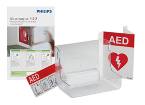 AED Wall Mount and Signature Bundle - English