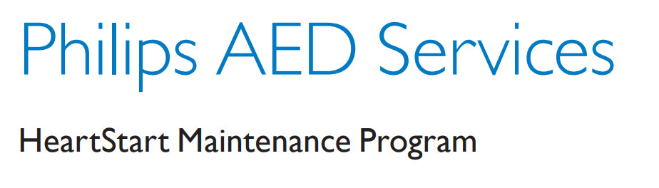 HeartStart AED Services Maintenance Program - Five year program