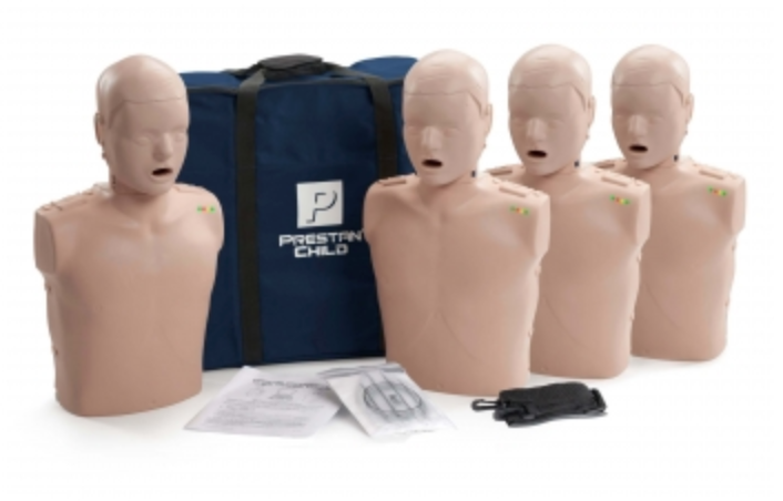 CPR Manikin Prestan Child 4-Pack with CPR Monitor